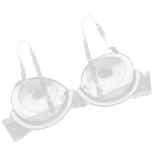 FENICAL Invisible Transparent Ultra-fine Strap Plastic Bra Disposable Underwear Bra for Ladies Women Girls (42) 14.56 X 4.52 X 0.39 Inches