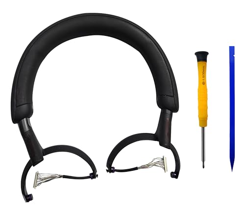 Knomix Headband Cushion and Swivel Hanger Assembly Replacement Parts for Sony WH-1000XM5 XM5 Headphones (Black)