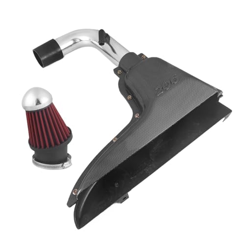 Cold Air Inlet Systems Intake Box Air Filter Air Intake System Carbon Fiber Style Heat Shield Filter Compatible With Peugeot 106 206 306 VTS(For Peugeot 206)