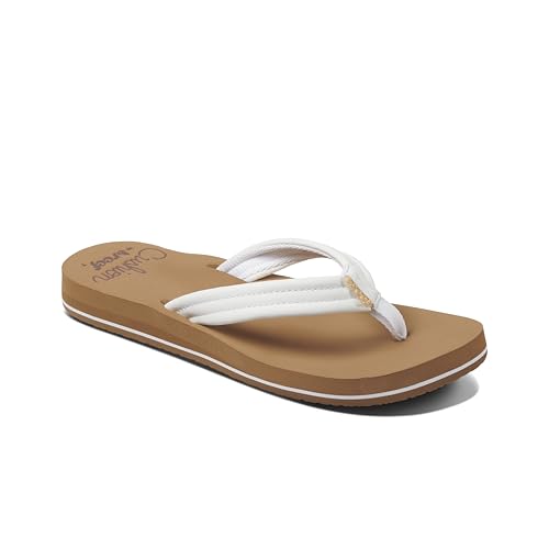 Reef womens Reef Cushion Breeze Flip Flop, Cloud, 7 US