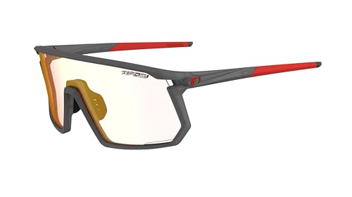 Tifosi Optics Moab Sunglasses (Satin Vapor (Clarion Red Fototec))