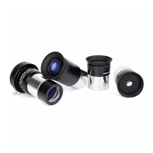 1.25" 4mm 10mm 25mm Multi Coated 2X Barlow Lens Astronomy Telescope Accessory Kit