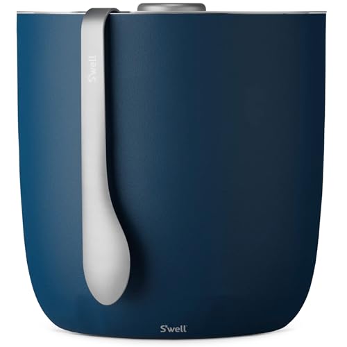 S'well Ice Bucket with Tongs, 68oz, Azurite