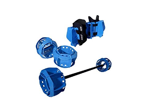 Aquastrength Ultimate Bundle (Blue) - Functional Pool Exercise Equipment | Water Weights | Link to Access Demonstration Video w/ 30 Sample Exercises & 2 Workout Programs