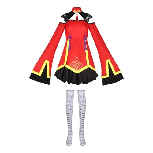 Anime Izumi Kyouka Cosplay Costume Halloween Party Outfits Clothes Girl Full Set (Red, Customize)