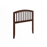 AFI Richmond Twin Size Headboard with Attachable Charger in Walnut