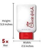 Chick-fil-a Sauce Variety Pack: Original, Polynesian, Honey Mustard, Barbeque, and Garden Herb Ranch 8 oz. (5-pack) Bundle with Giri™ Plastic Spork and Stainless Steel Condiment Sauce Cup (3 Items)