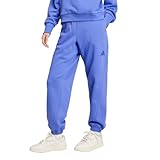 adidas Women's All SZN Fleece Loose Pants, Semi Cobalt Blue