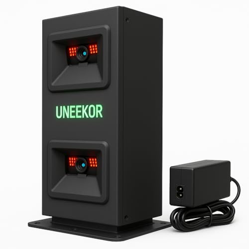 Uneekor EYE MINI LITE Indoor Golf Launch Monitor & Simulator – 19 Precise Metrics, Near-Zero Latency, Works with GSPro/TGC19/E6, AI Trainer Compatible, Easy Setup, PC/Laptop Required