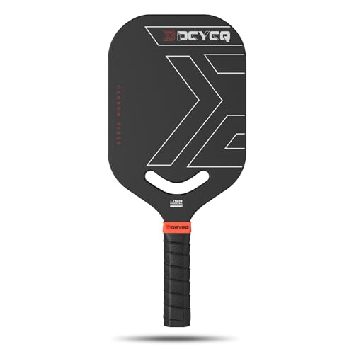 DGYGQ Pickleball Paddles, Carbon Fiber Pickleball Paddle with a 13mm Polypropylene Honeycomb Core, Increased Power for Ultimate Spin & Consistency
