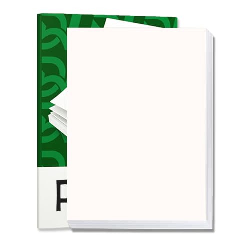 VEOOK 100 Sheets Letter Size 8.5" x 11" Mulberry Paper, Natural Fiber Rice Paper, Decoupage Decorative Tissue Paper for Writing Painting DIY Crafts Calligraphy Gift Wrap(MP-02)