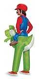 Mario Riding Yoshi Child Costume, One Color, One Size Child