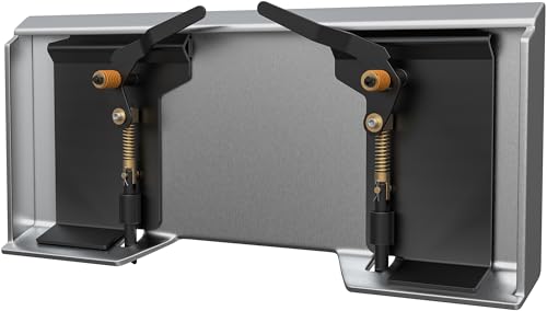 YITAMOTOR 3/8" Skid Steer Attachment Mount Plate & Universal Quick Attach Conversion Adapter Compatible with Kubota, Bobcat Skid Steers, Tractors