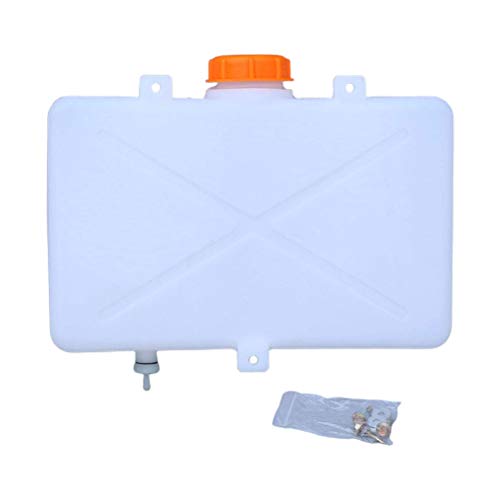 Hinder 7L Fuel Tank Plastic Petrol Oil Petrol Tank Water Tank for Boat Car Truck Parking Heater Accessories, White