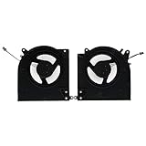 Replacement CPU+GPU Cooling Fan for DELL Alienware M15 R3 R4 RTX 2070 3070 12V TG9V0 D1X38 FM7C FM7D