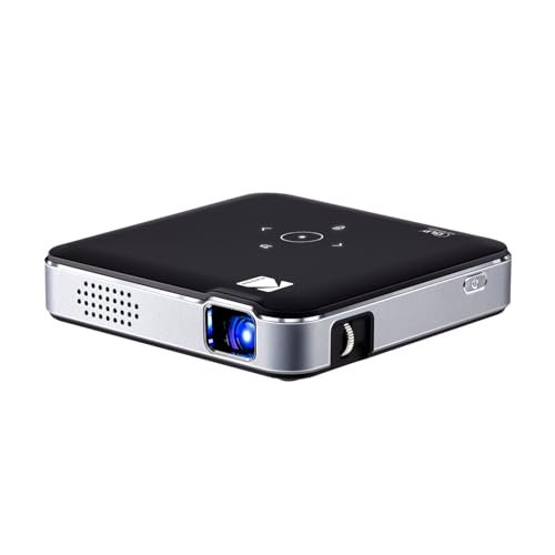 KODAK Luma 150 Ultra Mini Pocket Pico Projector - Black Built-in Battery & Speaker, 1080P Support Portable Wireless LED DLP Movie & Video Travel Projector, connects to iPhone and Android