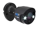 GW Security 2-Way Audio Spotlight 5MP Full-time Color Night Vision PoE Security Camera System, 8 Channel 4K NVR with 4 x 5MP 1920p IP Camera, Thermal PIR Heat & Motion Sensing, Two Way Talk