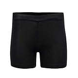 SAVALINO Women's Under Shorts- Compression Shorts for Gym & Workout Clothing, Tennis Shorts with Ball Pockets, Small, Black