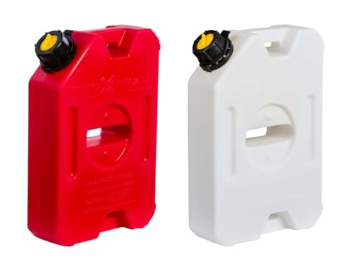 RotopaX RX-1G-1W Gasoline/Water Pack - 1 Gallon Capacity, Red/White