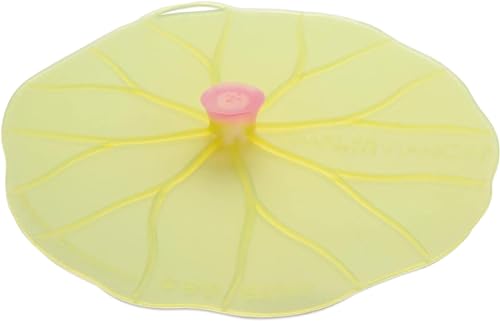 Charles Viancin - Lilypad Silicone Lid for Food Storage - 8''/20cm - Creates an Airtight Seal on Any Smooth Rim Surface - BPA-Free - Oven, Microwave, Freezer, Stovetop and Dishwasher Safe