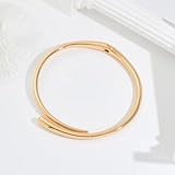 WOWORAMA Chunky Gold Cuff Choker Necklace for Women Teardrop Choker Collar Necklace Spring Open Cuff Necklace Statement Metal Collar Choker Necklace