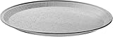 Multi-Pack of 5 Disposable Aluminum Round Flat Serving Trays – Perfect Disposable Tray for Vegetable Platters, Slices of Cake, Cookies, Fruit platters and More – Raised Sides (18-inch)