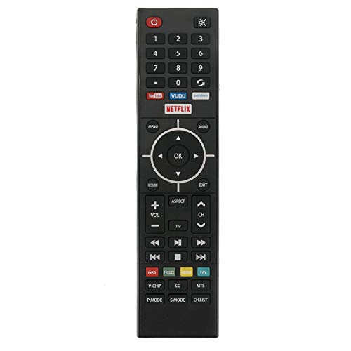 Remote Control for Westinghouse TV Remote Replacement and for Element TV Remote with Netflix/YouTube/VUDU/Pandora Key for WE55UB4417 WE50UB4417 WD40FB2530 WD32HBB101 WE55UDT108 LED Smart UHD 4K TV