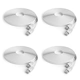Amcrest CAT6E 4K-Rated Video POE Ethernet Cable 100ft Internet High Speed Network Cable for PoE Security IP Cameras, Smart TV, PS4, Xbox One, Router, Laptop, Computer, Home (4PACK-CAT6ECABLE100)