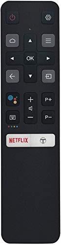 New RC802V FUR6/7 Voice Mic Remote Control for TCL 4K UHD AI Android Smart HDTV TV 43P715 50P715 40S615 50P715 43P8M 50P8M 43S6800FS 32S65A 50P8S