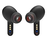 JBL Live PRO+ TWS True Wireless in-Ear Noise Cancelling Bluetooth Headphones, Up to 28H of Battery, Microphones, Wireless Charging, Hey Google and Amazon Alexa (Black)