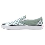 Vans Unisex Classic, Color Theory Checkerboard Iceberg Green, 9.5 US Men