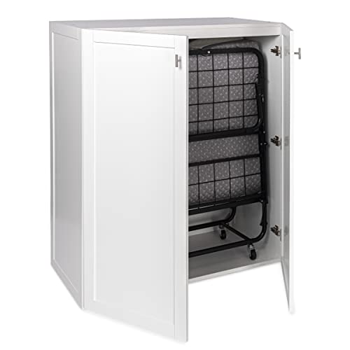 Milliard Diplomat Folding Bed Storage Closet Murphy Cabinet, 49x42.5 in. (Bed Not Included)