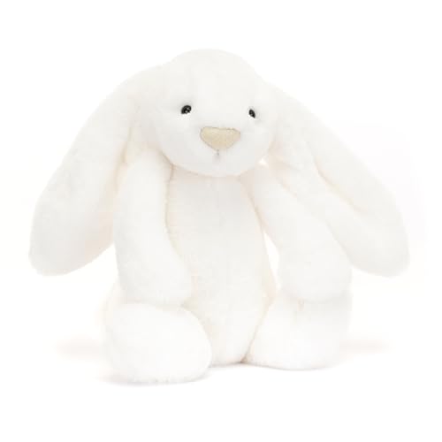 Jellycat Bashful Luxe Luna Bunny Stuffed Animal, Medium 12 inches - Rabbit & Bunny Plush Toy - Classic Children's Gift