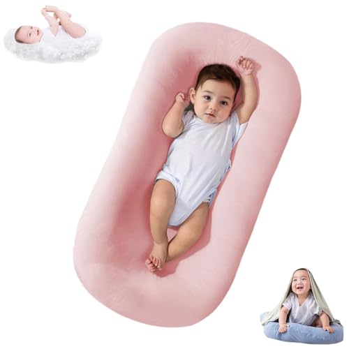 Baby Lounger for Newborn 0-24 Months, Bionic Design Baby Nest Sleeper, Soft Organic Breathable Lounger Pillow for Newborn Infants
