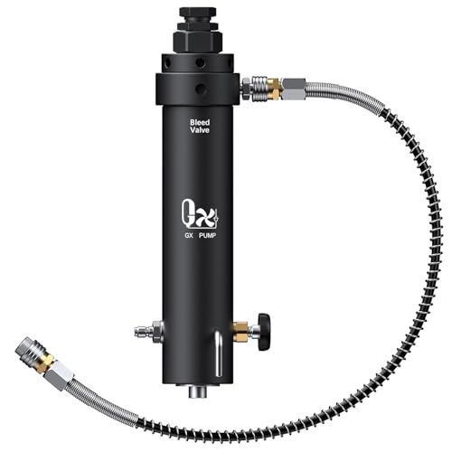 GX PUMP Professional-Grade High Pressure PCP Air Compressor Filter with Pressure Maintaining Function- 5800PSI Oil/Water Separator, Magnetic or Screw Mounting,Dry Air Intake Filter for Paintball