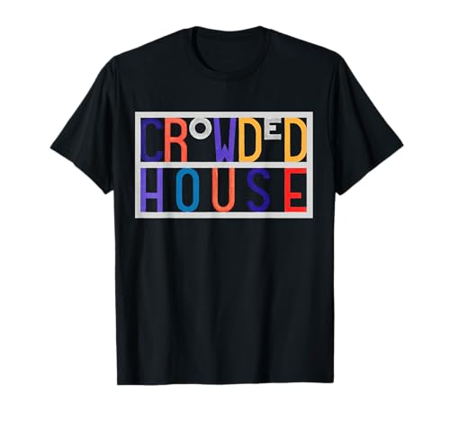 Crowded House – Logo On Black T-Shirt