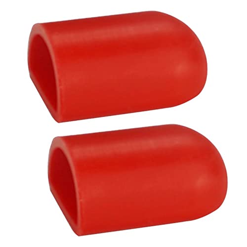 ANUTE 2pcs Silicone Foot Support Protective Cover Case Fit for Xiaomi Fit for M365 Footrest Sleeve Fit for M365 Pro Ninebot ES2/E4 Scooter (Color : Rojo)