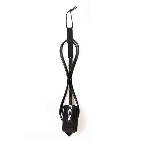 FCS Regular Classic Surf Leash 8 feet Black
