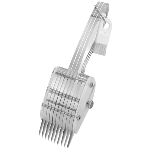 BESTonZON 1 Set Flower Cutter Onion Cutter Scallion Shredders Stainless Scallion Green Onion Chopper Scallion Cutter Shred Multipurpose Vegetable Slicer Stainless Steel Ginger Garlic