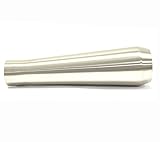 13" Big Mouth Reverse Cone Stainless Steel Muffler Megaphone Brushed 2.5" Inlet ID by Niche Cycle Supply