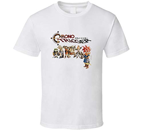 Chrono Trigger Retro Video Game T Shirt XL White