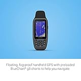 Garmin GPSMAP 79sc, Marine GPS Handheld Preloaded With BlueChart g3 Coastal Charts, Rugged Design and Floats in Water