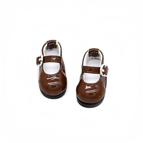 YHYQiFei Bjd Doll Shoes 1/6 Carefully Crafted Fashionable Shoes for 10-12 inch Bjd Doll Gifts for Doll Lovers (Brown 1)