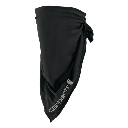 Carhartt Men's UP0262U Force® Lightweight Cooling Bandana - One Size Fits All - Black
