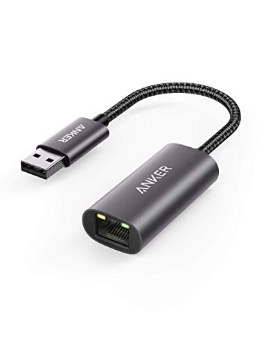 Anker USB to Ethernet Adapter,1000Mbps Ethernet Adapter with USB 3.0, Aluminum Portable, for MacBook Pro 2015, MacBook Air 2017, and More