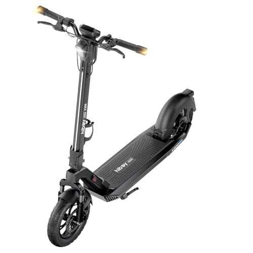 Hiboy Electric Scooter, 700W Peak Motor, 12" Pneumatic Tires, 23 Mph & 38 Miles Range, Hydraulic Suspension, Folding Commuter Electric Scooter for Adults