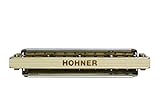 HOHNER M2009BX Marine Band Crossover Harmonica, Key of A, Stainless steel (M2009BX-A)