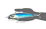 Striper Style Twitchbait Fishing Lure - Slow Sink with Premium Thick Wire Hooks, Realistic 3D Eyes for Saltwater Fishing Striped Bass and Game Fish