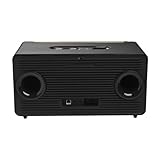 JBL Authentics 500 - Retro Style Home Speaker with Bluetooth, Voice Control, and Dolby Atmos, Multi Room Playback, Built in Alexa and Google Assistant, Automatic self tuning