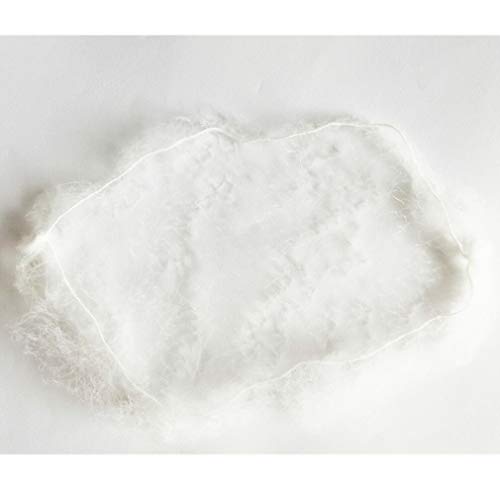Coepoch 20" Lot Of Hairnets Invisible Elastic Edge Mesh 50cm Reusable Hair Nets (white 50pcs)